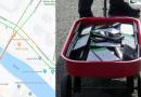 Uomo ha creato ingorghi stradali su Google Maps utilizzando un carrello pieno di Smartphone!