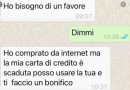 Mi presti la tua carta di credito?