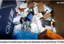Amazon: l'invenduto viene distrutto