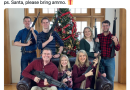Buon Natale con mitra spianato
