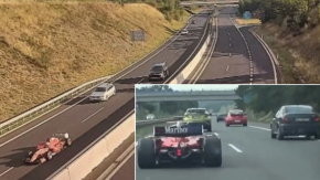 Guida una Formula 1 in autostrada