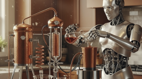 Presentato il robot che produce alcol in casa senza limiti