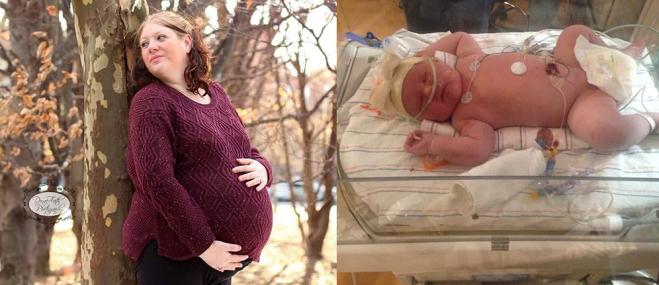 Questa mamma ha dato alla luce una bambina di 15 chili!