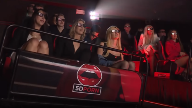 Ha aperto ad Amsterdam il primo cinema a luci rosse in 5D!
