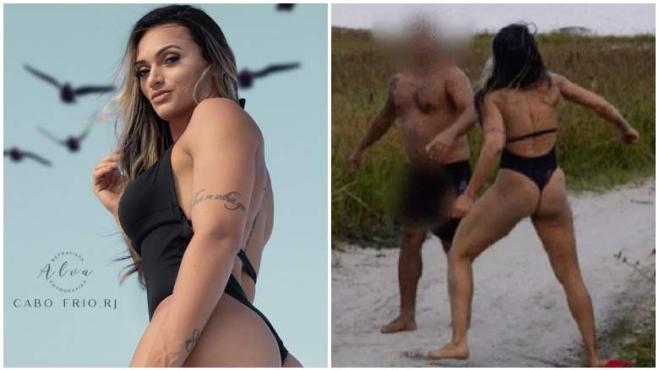Si masturba spiando il set fotografico ma viene picchiato dalla modella lottatrice di MMA!