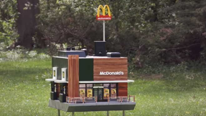 Il più piccolo McDonald's al mondo è un ristorante per le api!