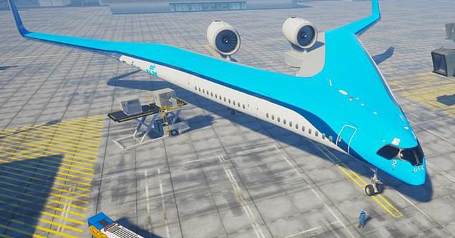 Il nuovo aereo “Flying-V” potrebbe rivoluzionare il concetto di viaggiare in volo!