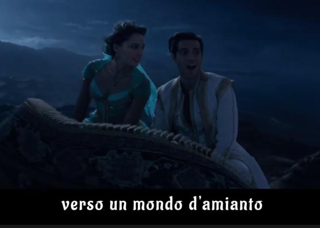 Aladdin col barcone volante migra in Italia ma poi cambia idea!
