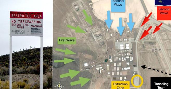 470 mila complottisti  stanno progettando un assalto all'Area 51!