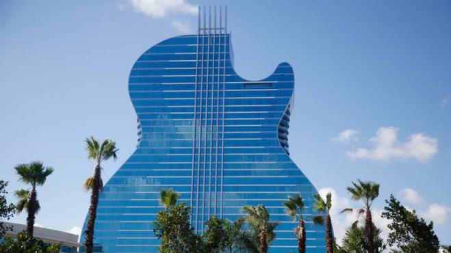 Un lussuosissimo Hard Rock Hotel a forma di chitarra apre in Florida!