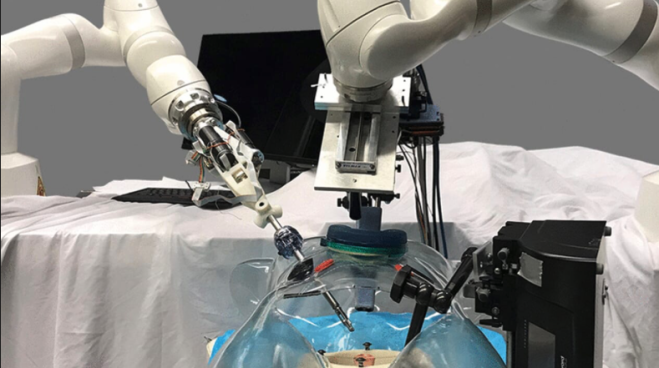 Robot esegue in autonomia un intervento
