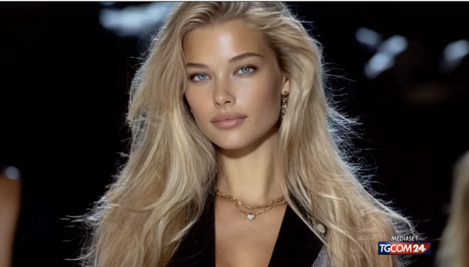 Modella creata da AI su Vogue America