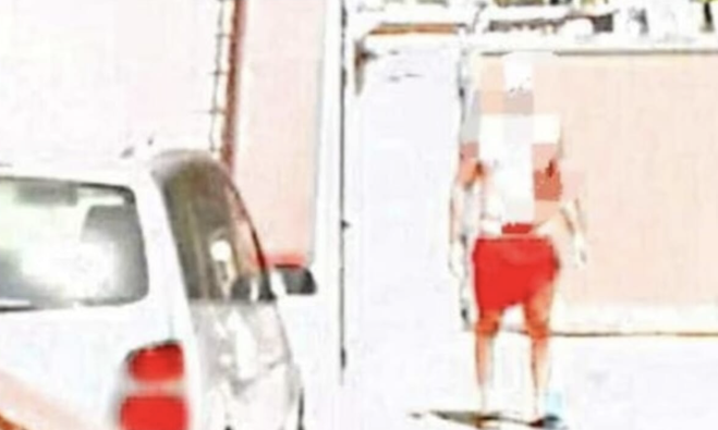 Fa la doccia in giardino e si trova su Google Street View