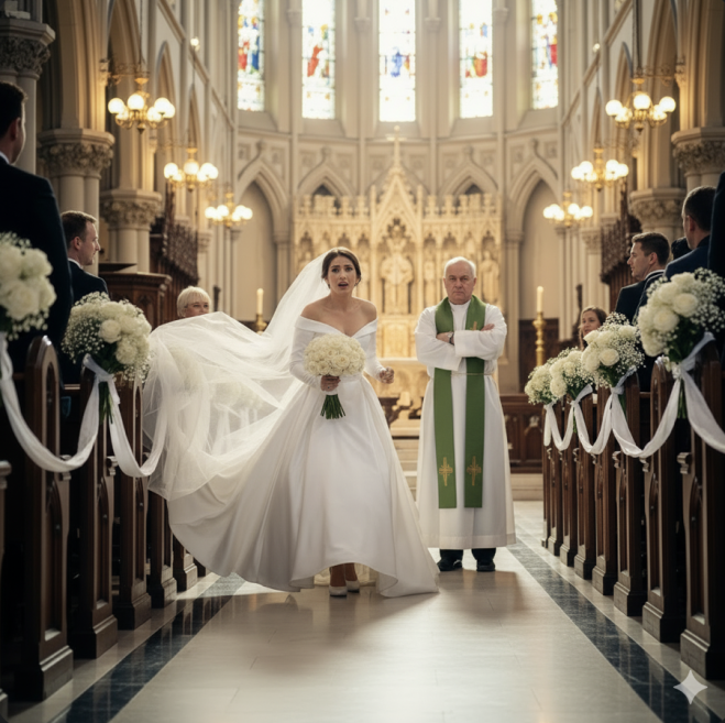 Sposa arriva in ritardo e il parroco inizia senza di lei