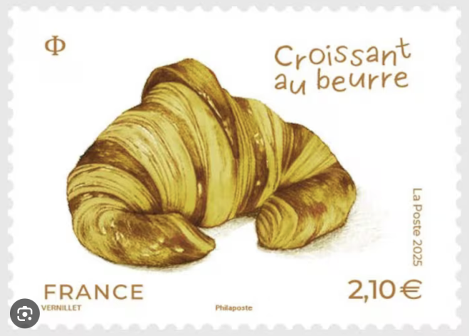 Dalla Francia il francobollo che profuma di croissant