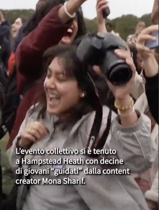 A Londra si urla insieme per alleviare lo stress