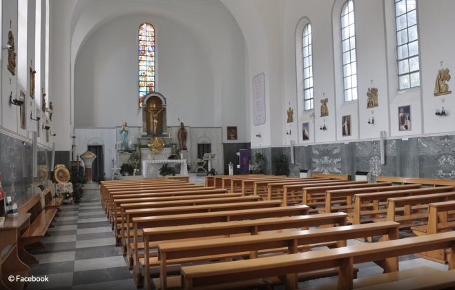 Feci umane sull’altare, comunità sotto shock