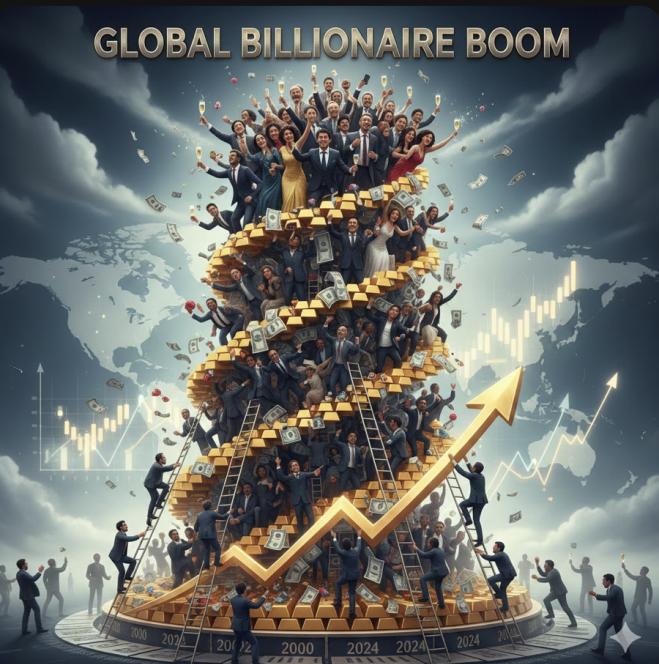 2025, record di miliardari nel mondo