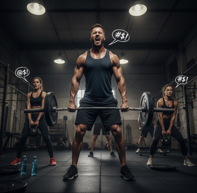 Imprecare fa aumentare la forza fisica