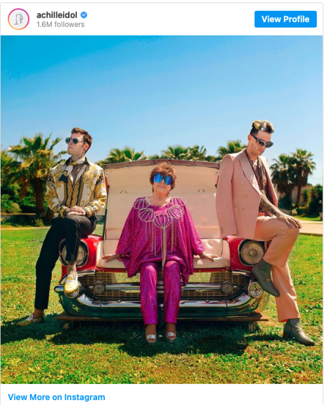 Orietta Berti, Fedez e Achille Lauro il trio dell'estate