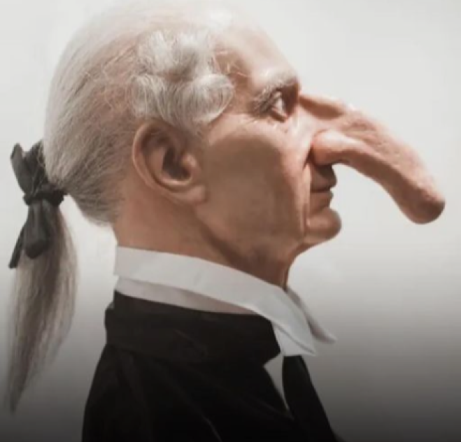 L'uomo con il naso più lungo della storia