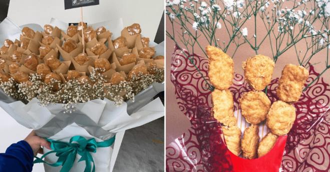 A San Valentino regala un mazzo di crocchette di pollo!