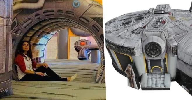 Il Millennium Falcon gonfiabile a grandezza naturale è in vendita ma il prezzo non è per tutti! 