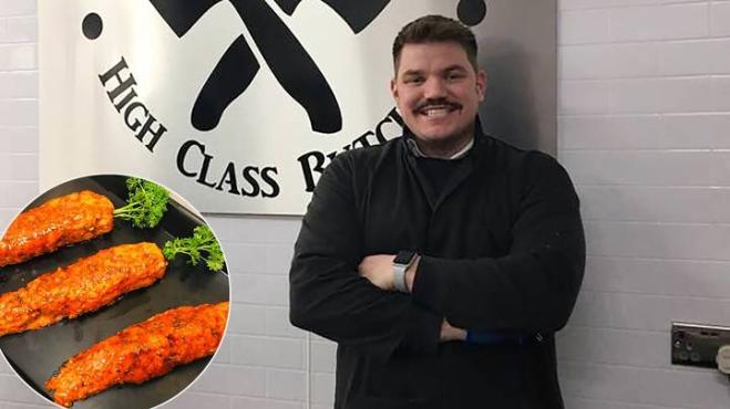 Macellaio “trolla” i vegani realizzando delle carote di carne di maiale!